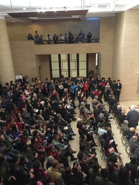 中国美术馆“我这60年——李秀实艺术回顾展”展览开幕式现场