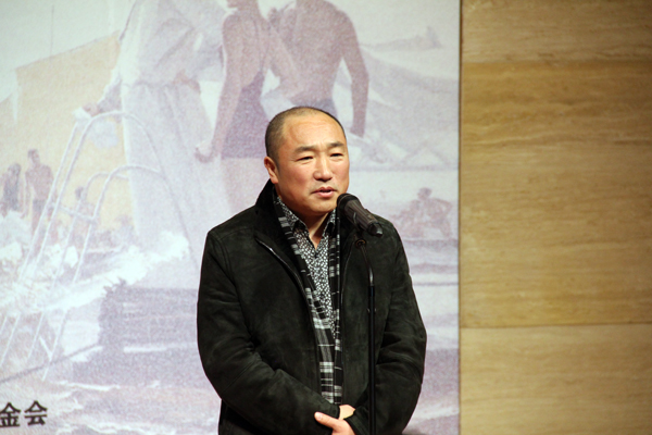 中国国家画院常务副院长卢禹舜致辞