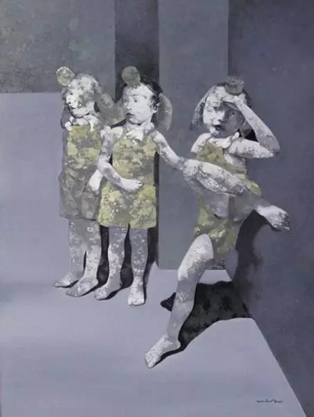 LOT 112 郭晋（b.1964），《动物游戏No.3》，布面油画，2005年,200×150cm