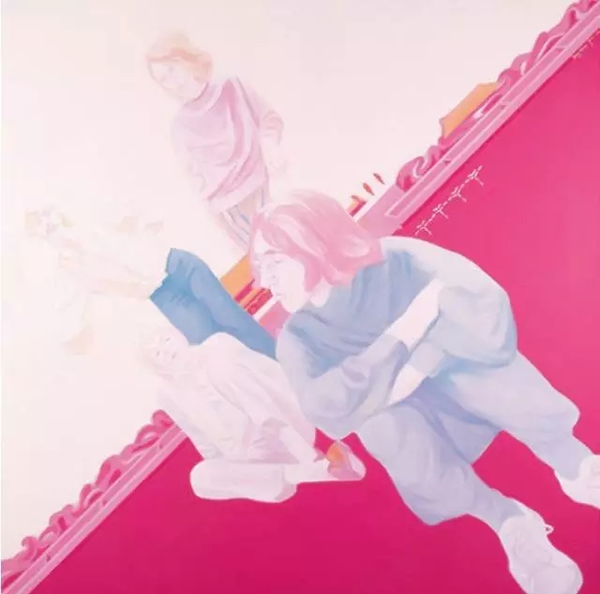 LOT 104杨冕（b.1970），《中国文化的革命之十六》，布面油画，2007年作,200×200cm