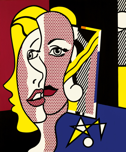 罗伊·李奇登斯坦（Roy Lichtenstein）《女子头像》