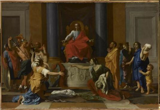 《所罗门的审判》（Le jugement de Salomon），尼古拉·普桑（Nicolas Poussin），巴黎，卢浮宫博物馆
