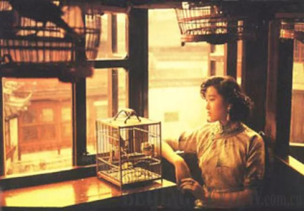 陈逸飞导演电影《海上旧梦》剧照 1993年