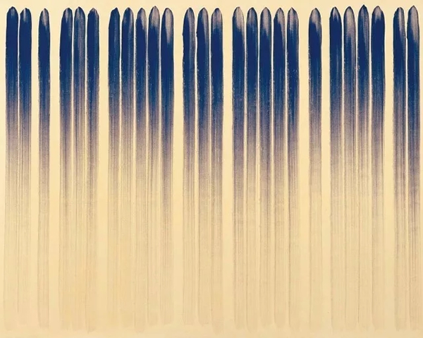 从线，李禹焕，1978年，综合材料， 181.8x227.5cm，英国泰特美术馆馆藏