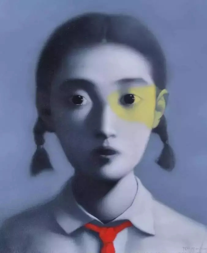 张晓刚   女孩