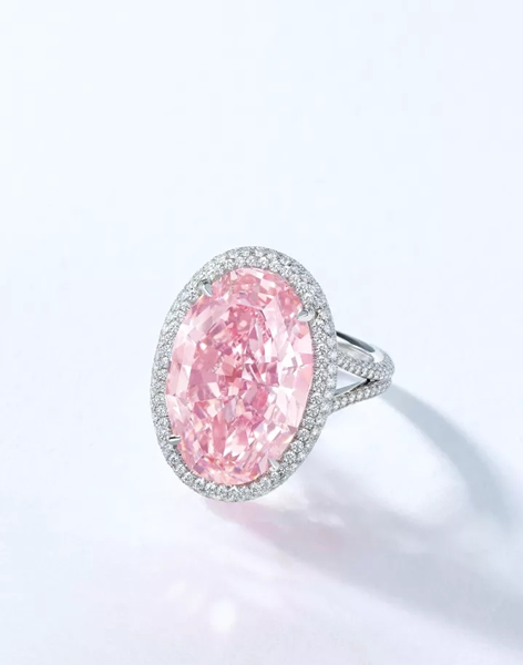 THE PINK PROMISE —  14.93克拉鲜彩粉红色VVS1 (TYPE IIA)钻石戒指