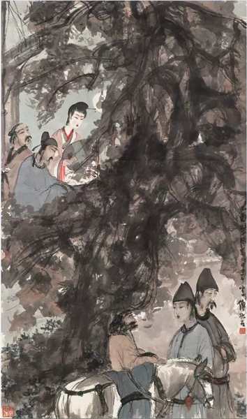 傅抱石 《琵琶行》 