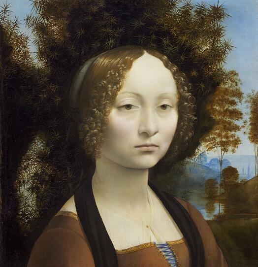 《吉内佛拉·德·班其》（Ginevra de Benci）1474年至1478年