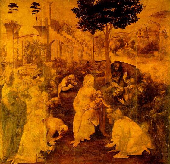 《博士来拜》（The Adoration of the Magi）1481年