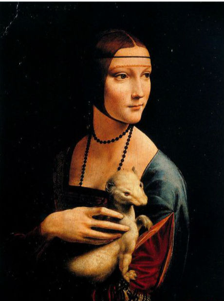 《抱银鼠的女子》（The Lady with an Ermine)1489年-1490年
