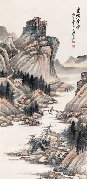 336 张大千?重溪叠嶂