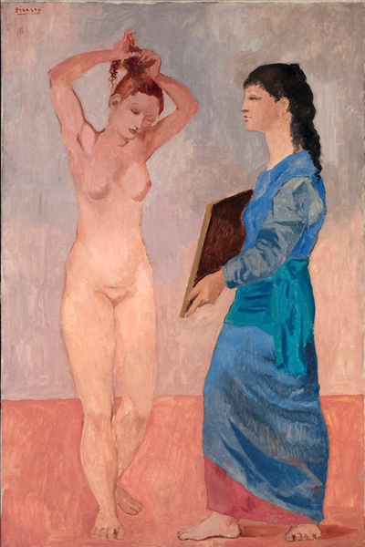 毕加索，《梳妆》（1906）