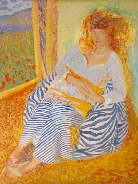 塔拉索夫 《列娜肖像》布面油画  2008年