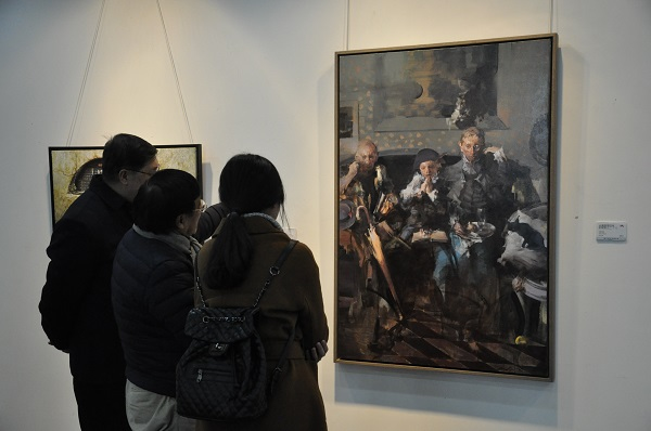 观众在展览现场