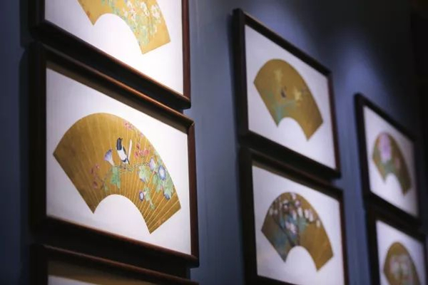 书画预展现场