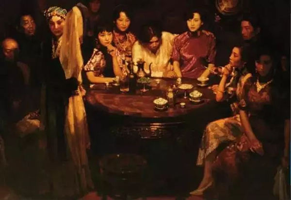 1993年 玉堂春暖 布面 油画 169.5×243.5cm