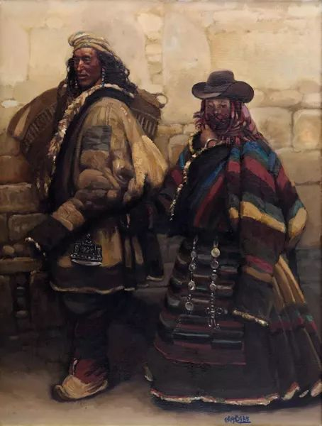 陈丹青 进城 1985年  布面油画 86×65.5cm