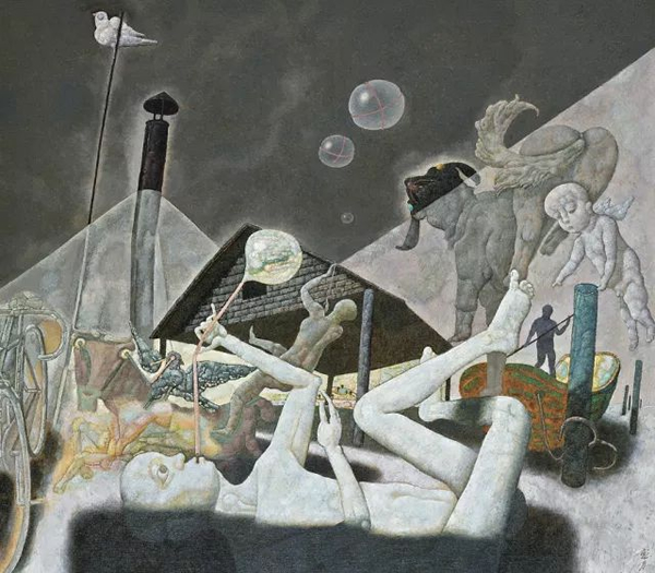 曹力（b.1954） 光与影 1995年 