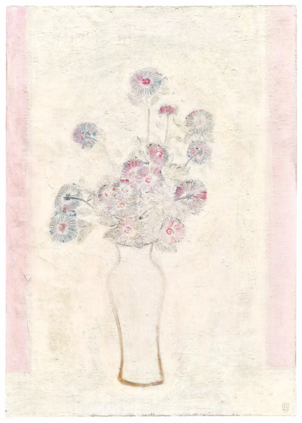 常玉·《白瓶粉红菊》·1931年作