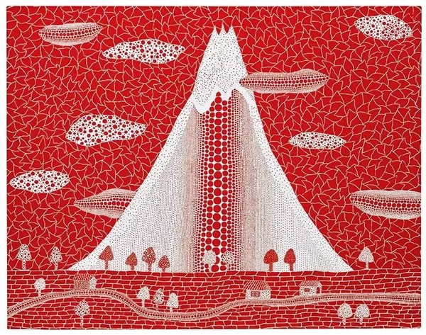 草间弥生 · 《富士山》 ·  2005年作