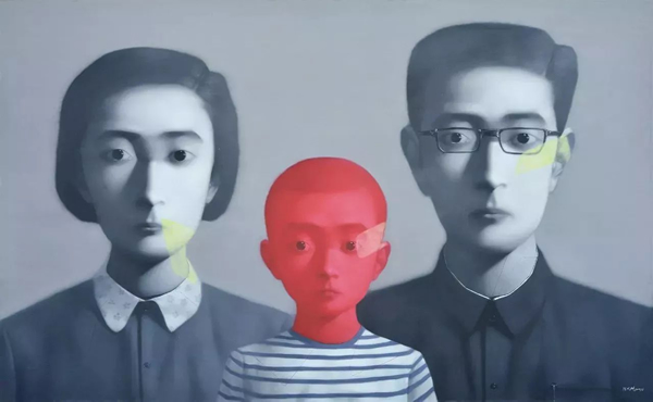 张晓刚 · 《全家福》 ·  2002-2005年作