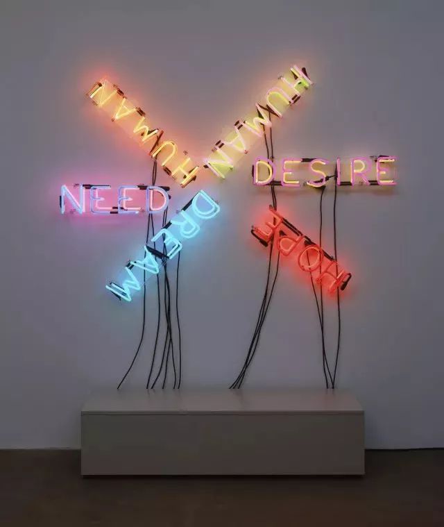 Bruce Nauman Human / Need / Desire 1983