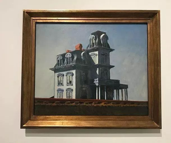 《铁轨旁的房子》Edward Hopper - House by the Railroad. 1925