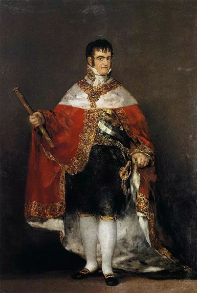 ˹ơ Francisco Goya - ۵ķѶ϶ King Fernando VII with the Robes of State