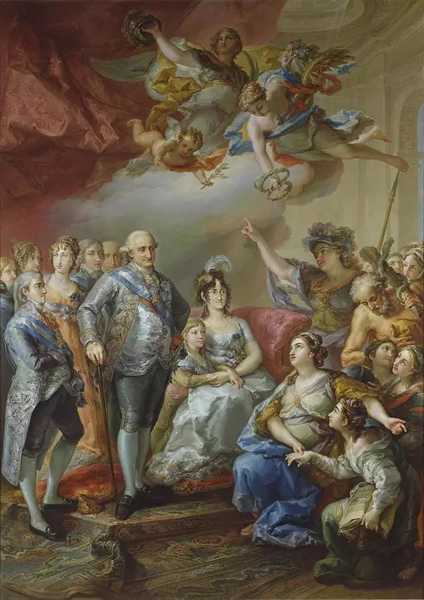 άɭء˹ Vicente Lpez y Portaña - Charles IV and his Family honoured by the University of Valencia