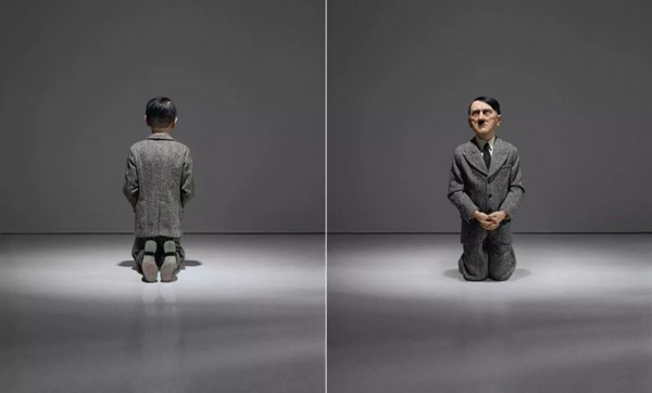 卡特兰（Maurizio Cattelan）“Him”（2001）
