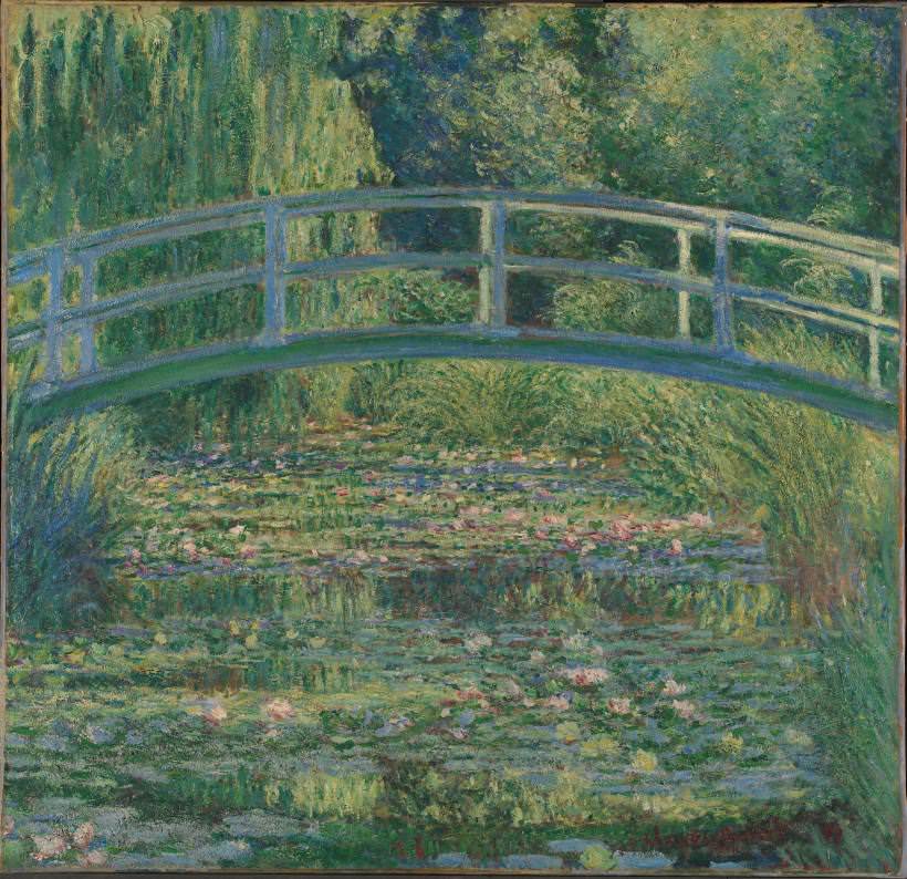 展出作品｜Claude Monet, The Water-Lily Pond , 1899© The National Gallery, London。图/国家美术馆提供。​​​​​​​ 