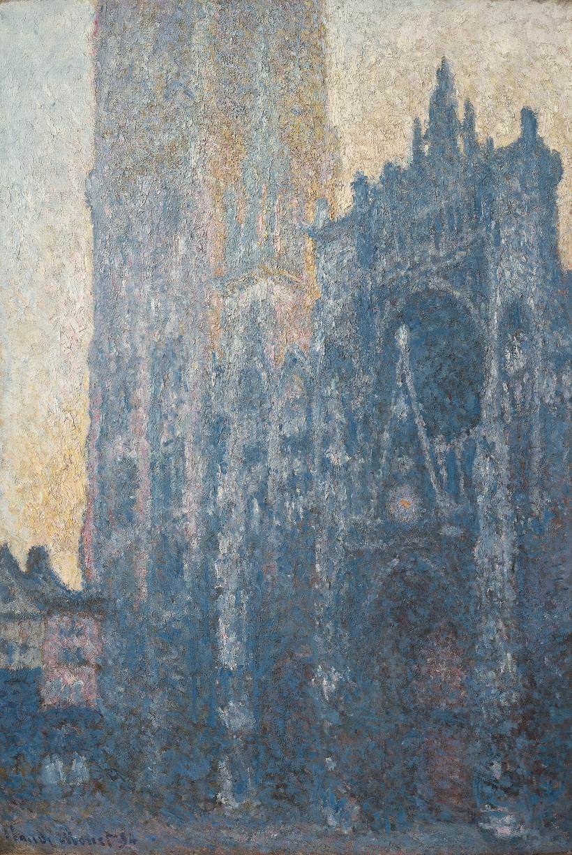 展出作品｜Claude Monet, Rouen Cathedral: The Portal ( Morning Effect) , 1894© Fondation Beyeler, Riehen/Basel, Beyeler Collection / photo Robert Bayer。​​​​​​​ 图/国家美术馆提供。​​​​​​​ 