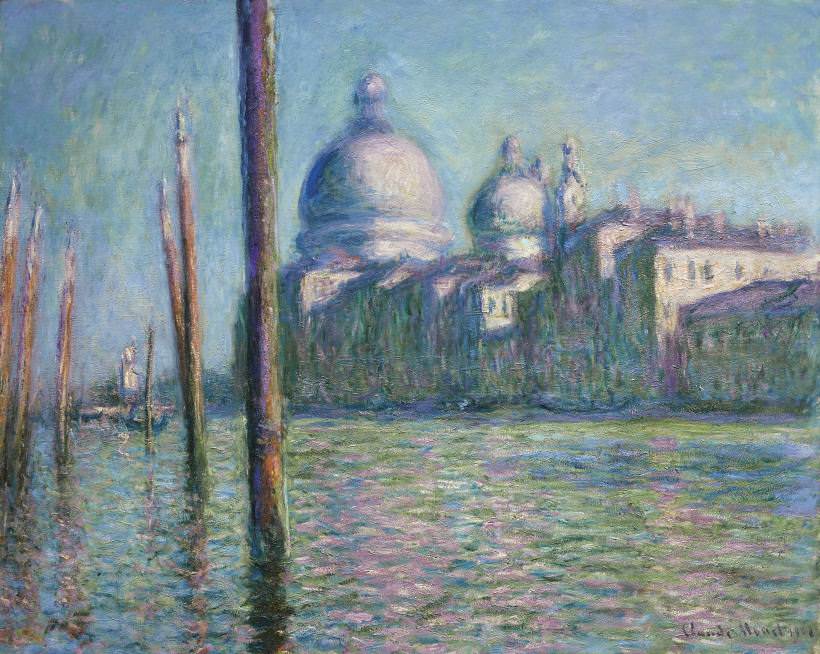 展出作品｜Claude Monet, The Grand Canal, 1908, Nahmad Collection, Monaco© Photo courtesy of the owner。图/国家美术馆提供。​​​​​​​ 