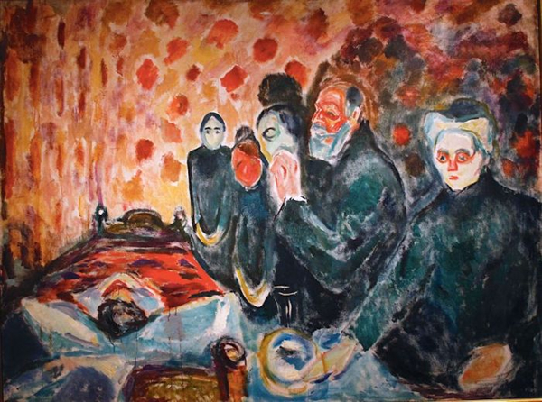 By the Deathbed （ Fever）I，Edvard Munch，1915，摄影：苏也