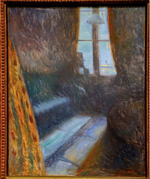 Night，Edvard Munch，1890，摄影：苏也
