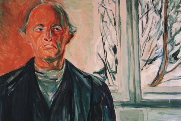 By the window，Edvard Munch，1940，摄影：苏也