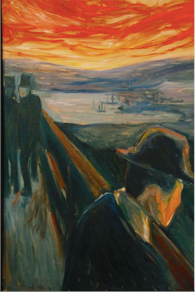 Despair，Edvard Munch 1892，摄影：苏也