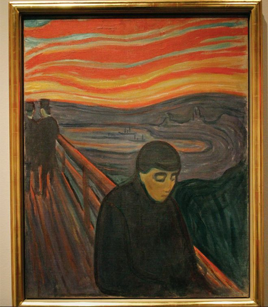 Despair，Edvard Munch 1894，摄影：苏也