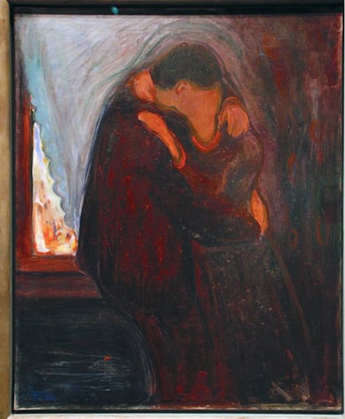 Kiss，Edvard Munch 1897，摄影：苏也
