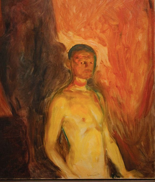 Self-Portrait in Hell，Edvard Munch，1903，摄影：苏也