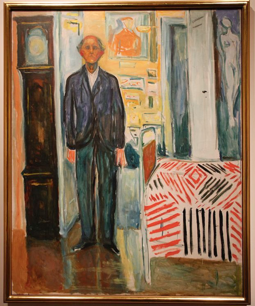 Between the Clock and the Bed，Edvard Munch，1940-43，摄影：苏也