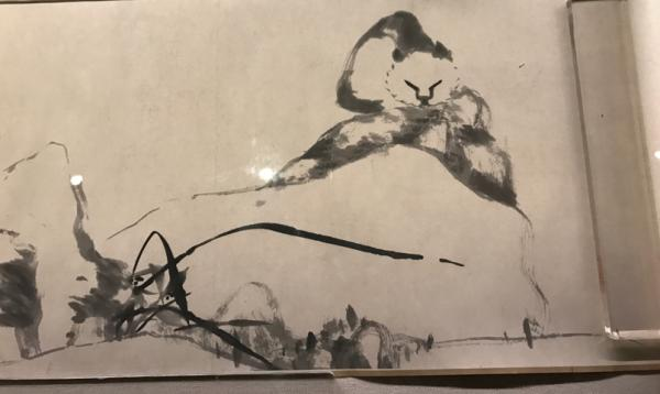 八大山人写意画（局部）
