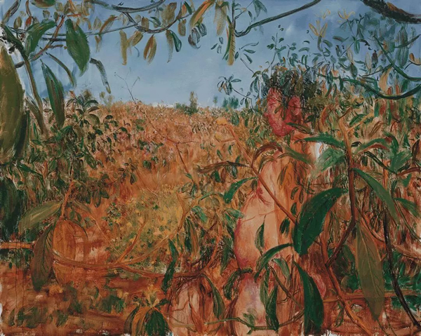 《美丽的龙泉山》，2008年，布面油画，200x250cm