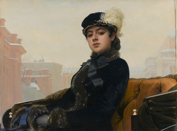 克拉姆斯柯依，《无名女郎》， 1883年