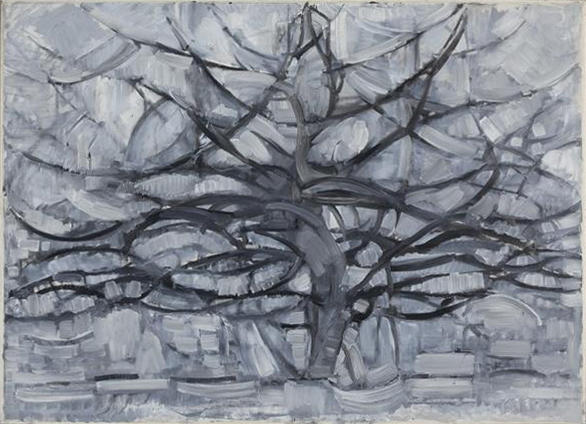 蒙德里安 - Gray Tree，1911