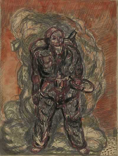 画家，1967年，©巴塞利兹 2017