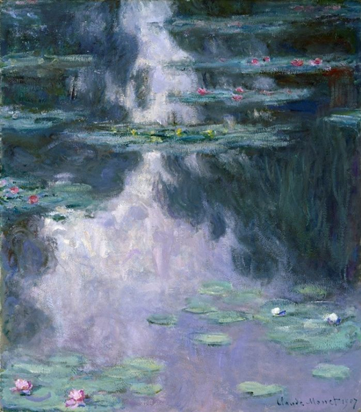 《Water-Lilies》（1907年）照片：休斯敦美术馆（ Museum of Fine Arts, Houston ），维基共享资源