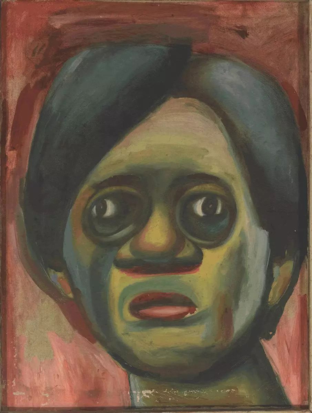 林琳 成其好肖像 布上油画 60×45cm 1985