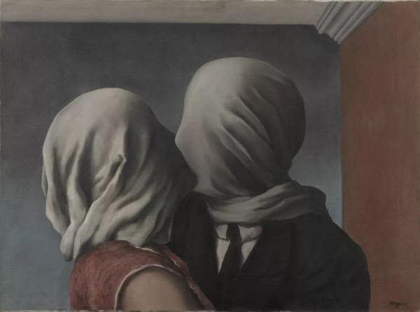 《恋人，2号》，The Lovers II，René Magritte ，1928
