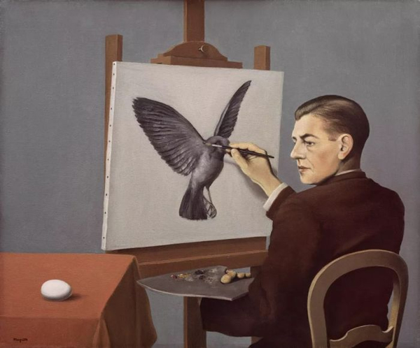 《自画像》Self Portrait，René Magritte，1936